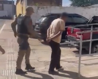 Cumprimento de mandado de prisão no Sertão da Paraíba
