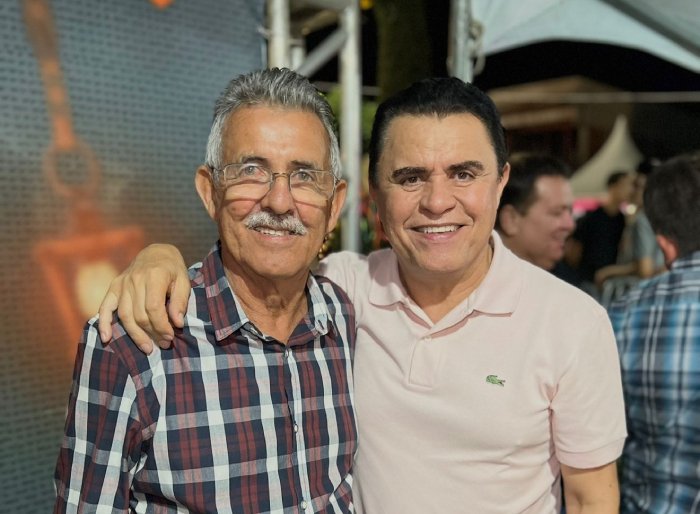 Deputado federal Wilson Santiago e o ex-prefeito Alberto Nepomuceno