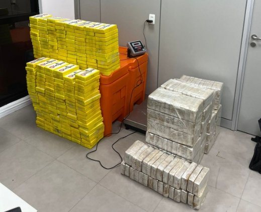 Apreensão de quase meia tonelada de drogas em JP
