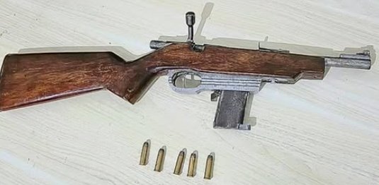 Arma apreendida pela ROTAM em Cajazeiras 
