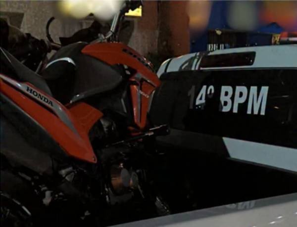 Apreensão de motocicleta clonada