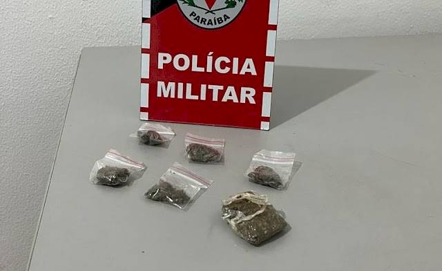 Droga apreendida na cidade de Patos