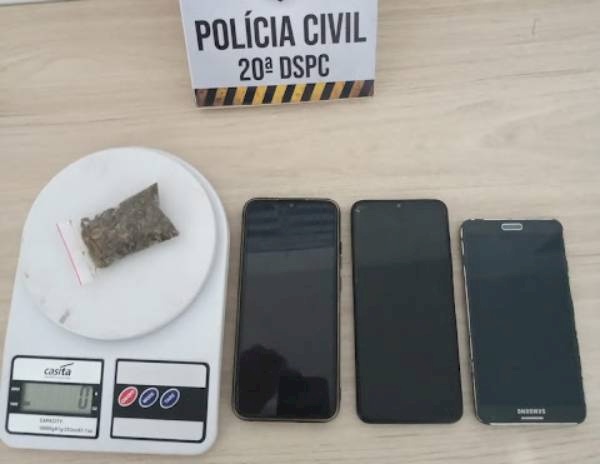 Maconha apreendida pela Polícia Civil em Cajazeiras
