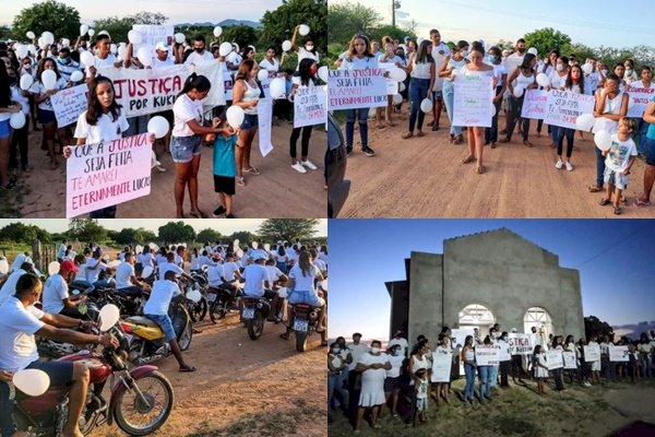 População do Sítio Veneza e circunvizinhos realizam protesto em busca de Justiça pela morte do adolescente em tentativa de assalto 