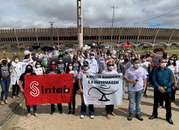 Profissionais da Enfermagem vão às Ruas de Campina Grande exigir aprovação do Piso Salarial