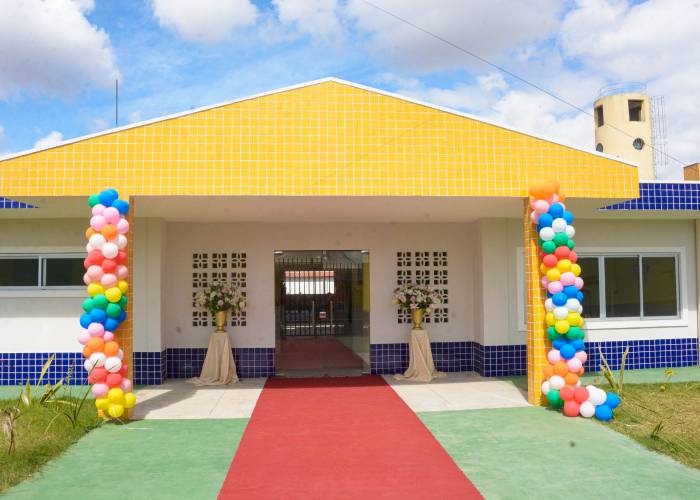 Entrega de creche, em Salgado de São Félix