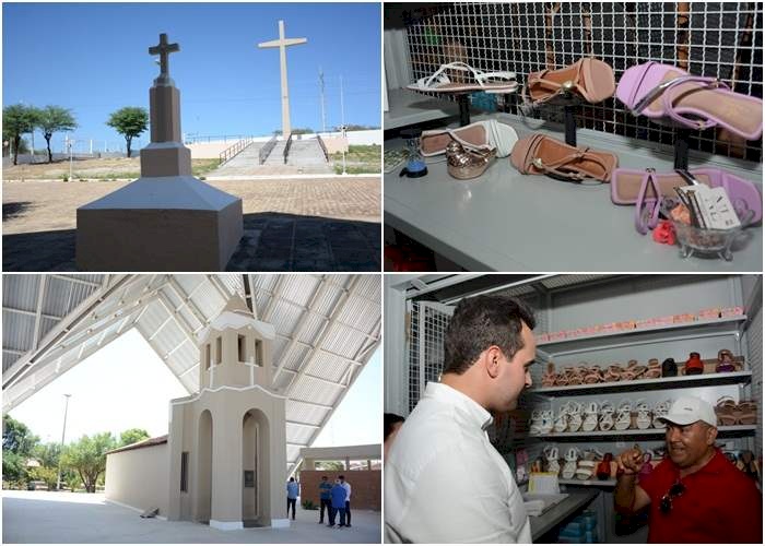 Reforma do Parque Cruz da Menina e visita Centro de Comercialização de Calçados