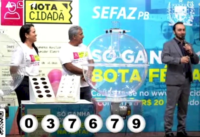 Comunicado de errata do ganhador no programa Nota Cidadã