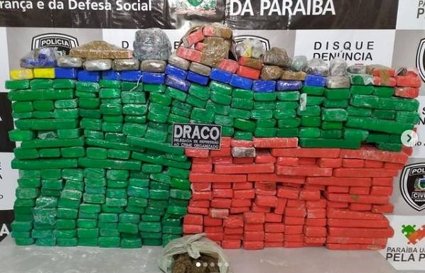 EM LAGOA - Polícia Civil prende homem e apreende 350 quilos de maconha escondidos