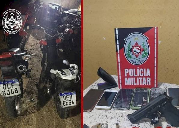 Polícia age rápido, acompanha assaltantes, apreende arma e recupera produtos de roubo no Sertão