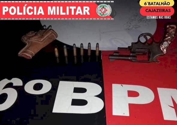 Arma de fogo apreendida e suspeito preso em ação da PM