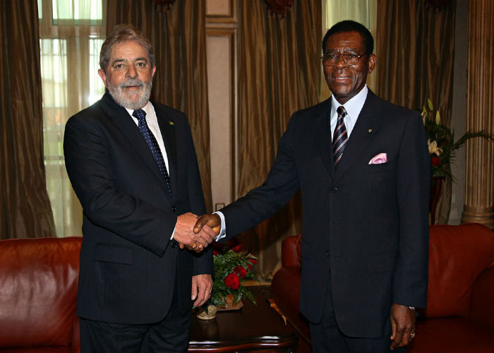 Lula e Obiang