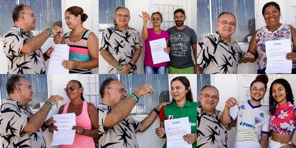 Mais seis casas são entregues pelo prefeito Irani Alexandrino em Coremas 