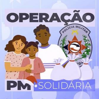 Campanha “Operação PM Solidária” no estado da Paraíba