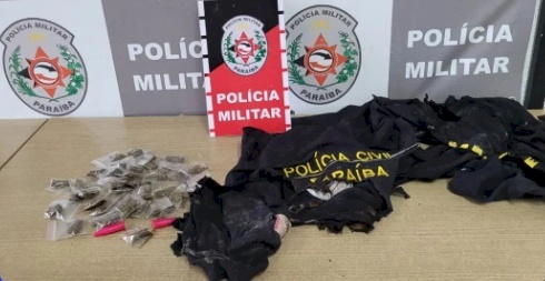 Drogas apreendidas pela Polícia Militar em João Pessoa 