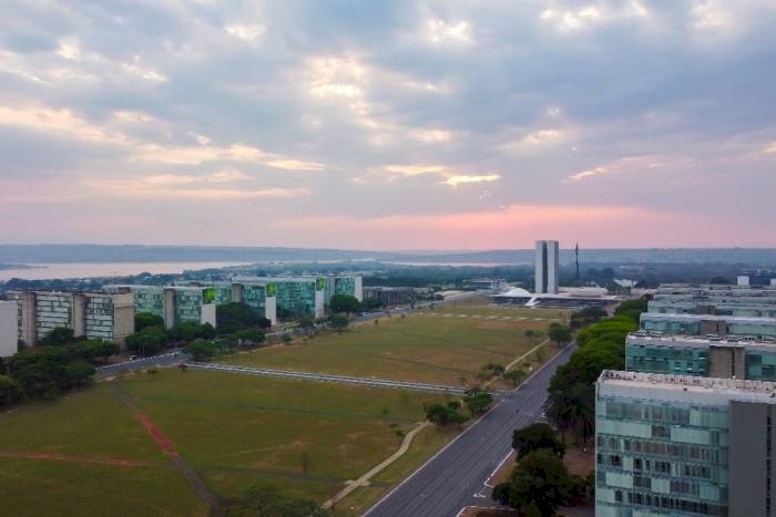 Praça dos três Poderes em Brasília