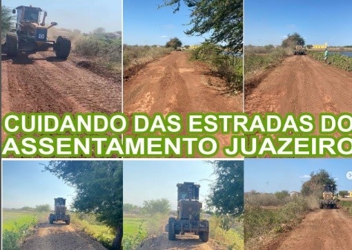 Assentamento Juazeiro na Zona Rural de Marizópolis