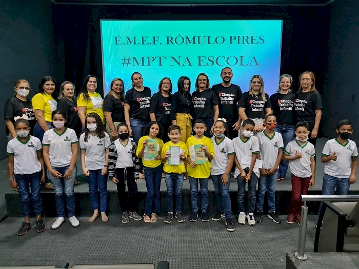 Culminância do projeto “MPT na Escola “Resgate a Infância”, em Sousa