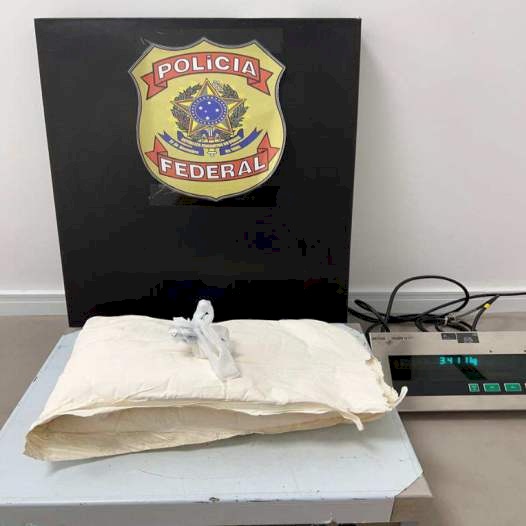 Prisão de homem com droga no Aeroporto de JP