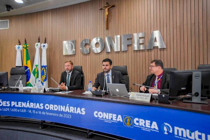 Plenária realizada pelo Conselho Federal de Engenharia e Agronomia (Confea)