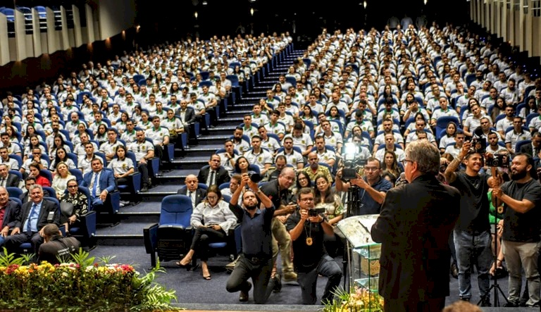 João Azevêdo participa de aula inaugural do curso de formação para os concursados da Polícia Civil e destaca investimentos na Segurança Pública