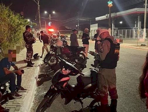 Operação Moto Segura deflagrada pela Polícia Militar