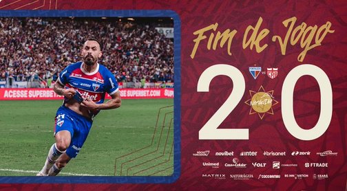 Fortaleza derrota CRB e fica perto do título da Copa do Nordeste