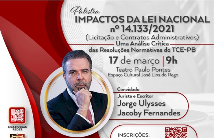 Palestra no TCE/PB