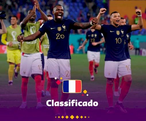 França é a primeira seleção a confirmar matematicamente a passagem para as oitavas de final da Copa