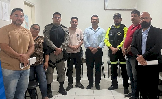 Reunião de planejamento do Conselho Municipal de Segurança Pública de Patos