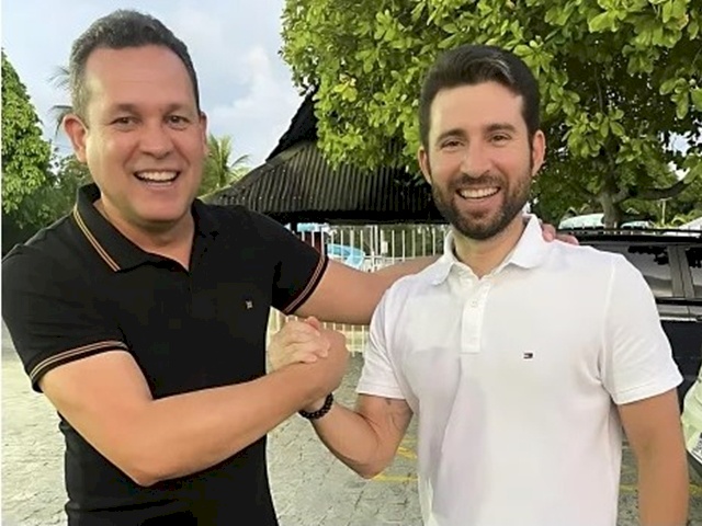 Deputado Estadual, Michel Henrique com o pré-candidato a Vereador, Kleber Geraldo