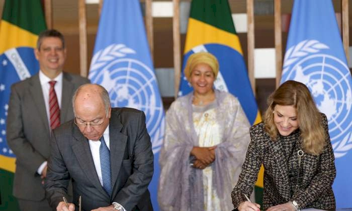 Parceria com a ONU para Desenvolvimento Sustentável 