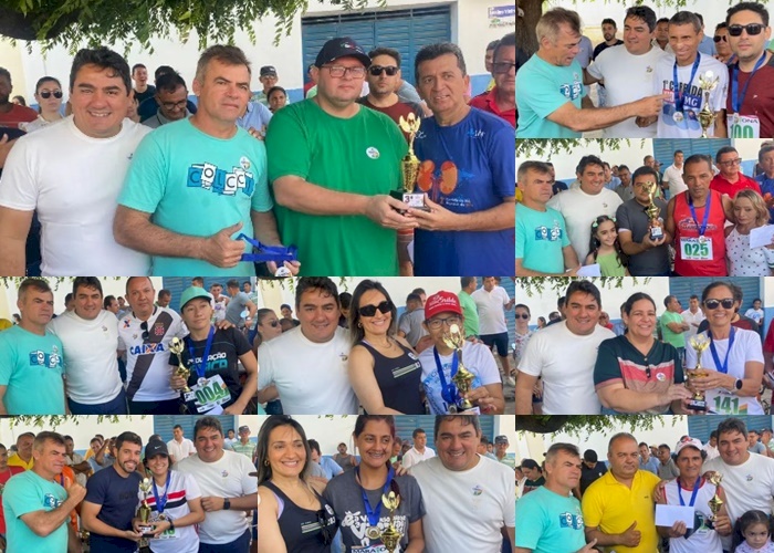 Evento de atletismo em alusão as festividades realizadas pela prefeitura de Marizópolis 
