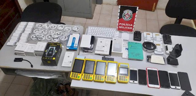 Polícia Militar recupera aparelhos celulares e itens eletrônicos roubados em Sousa; veja