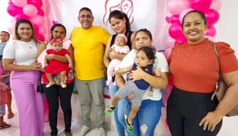 Evento do Programa Bolsa Maternidade e Garantia de Valorização Social, em Aparecida 