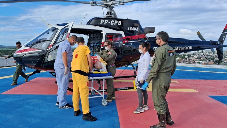 Transporte aeromédico de Campina Grande para o Hospital Metropolitano