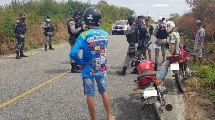 Motos apreendidas