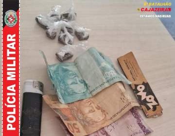 Droga apreendida na cidade de Cajazeiras