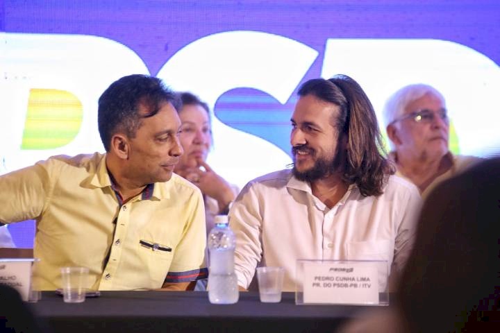 Deputado, Fábio Ramalho ao lado de Pedro Cunha Lima
