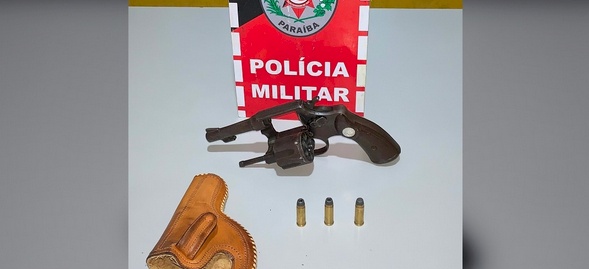 Apreensão de arma de fogo pela Polícia Militar
