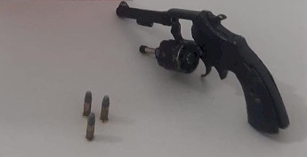 Arma de fogo apreendida em São José do Bonfim 