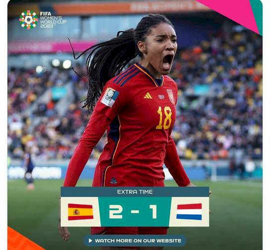 Espanha derrotou a Holanda por 2 a 1