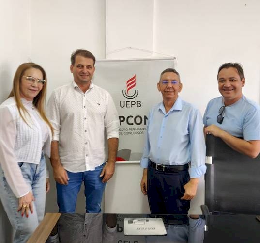 Reunião na Reitoria da UEPB em Campina Grande