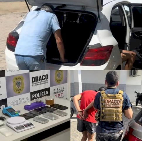 DRACO intercepta criminoso que estava conduzindo veículo roubado, na PB 
