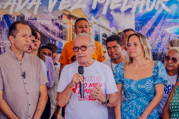 Obras de reestruturação da Unidade de Saúde da Família Bairro das Indústrias I e II