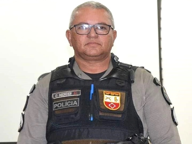 Sargento G. Mendes do 14o BPM na Cidade de Sousa