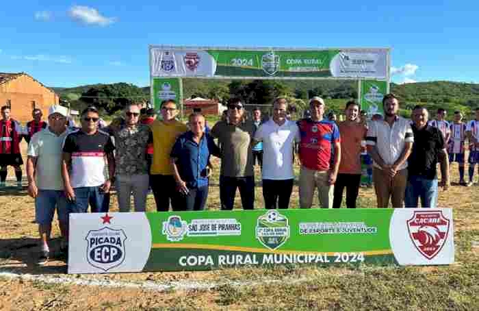 Prefeito Bal Lins na abertura da 2ª Copa Rural de São José de Piranhas