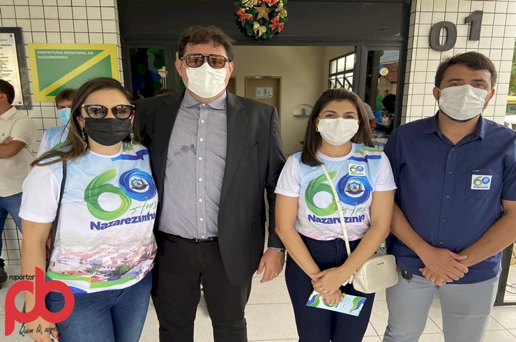 Marcelo Vale cumpre extensa programação nos 60 anos de emancipação política em Nazarezinho; Fotos e Vídeo 