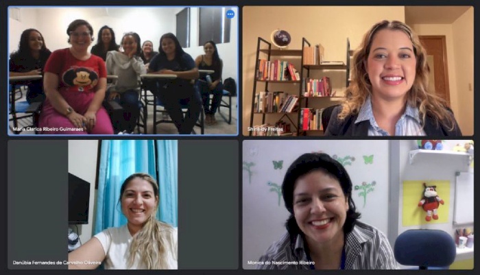 Reunião virtual discutiu a parceria com o Projeto Recria