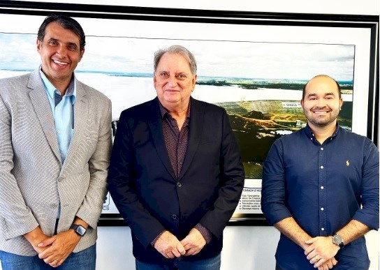 André Gadelha com diretores do DNOCS em Fortaleza
